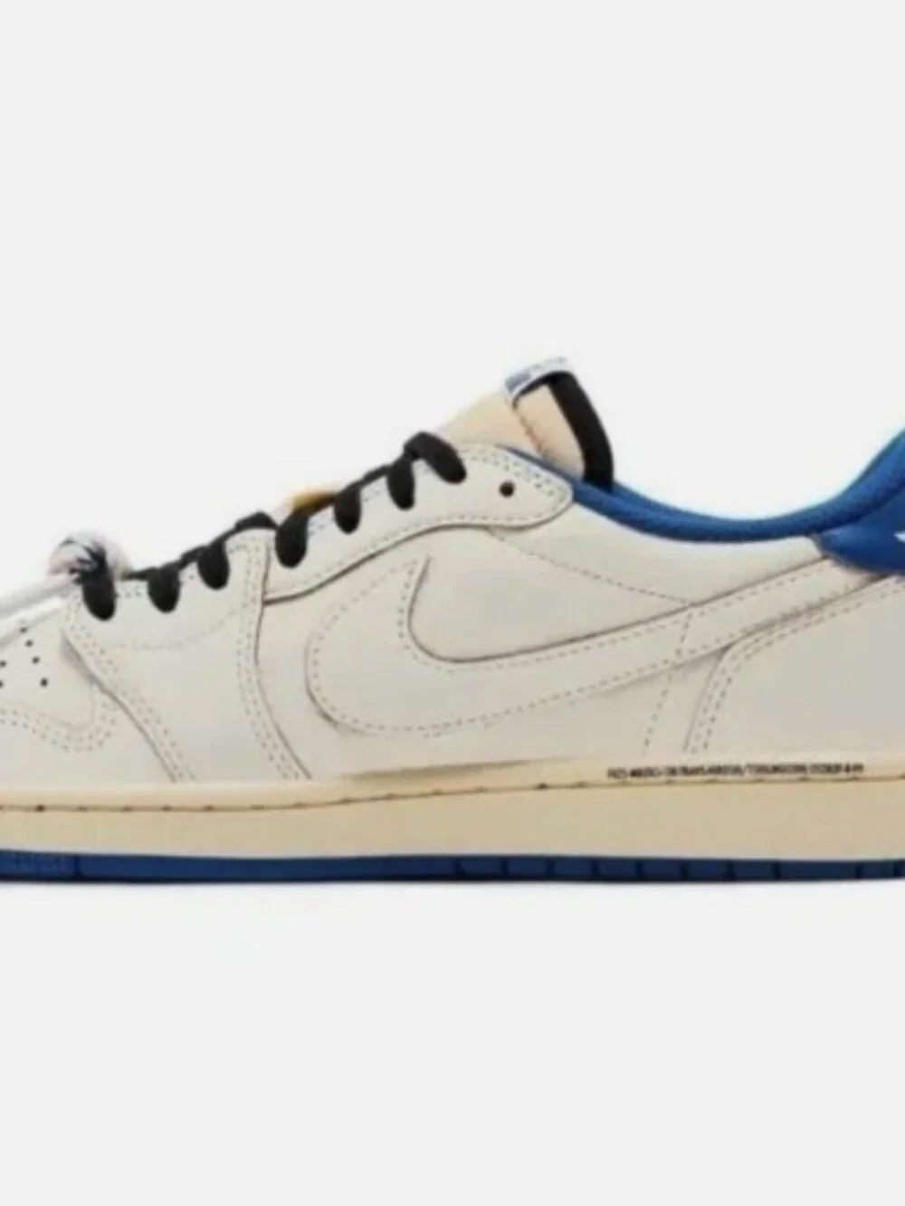 Jordan 1 Retro Low OG SP Fragment x Travis Scott Sail Military Blue